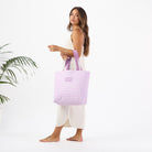 Aloha  Day Tripper Tote Palaka - Lavande OS