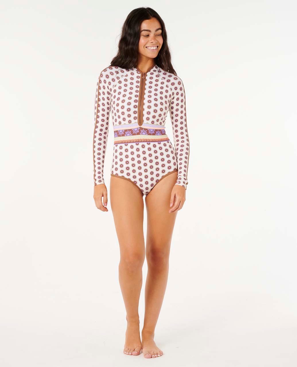 RIP CURL AMARE L/S UPF SURFSUIT 0003-Off White XS