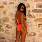 Kulani Kinis Cheeky Tie Bikini Bottom AmberGlow L