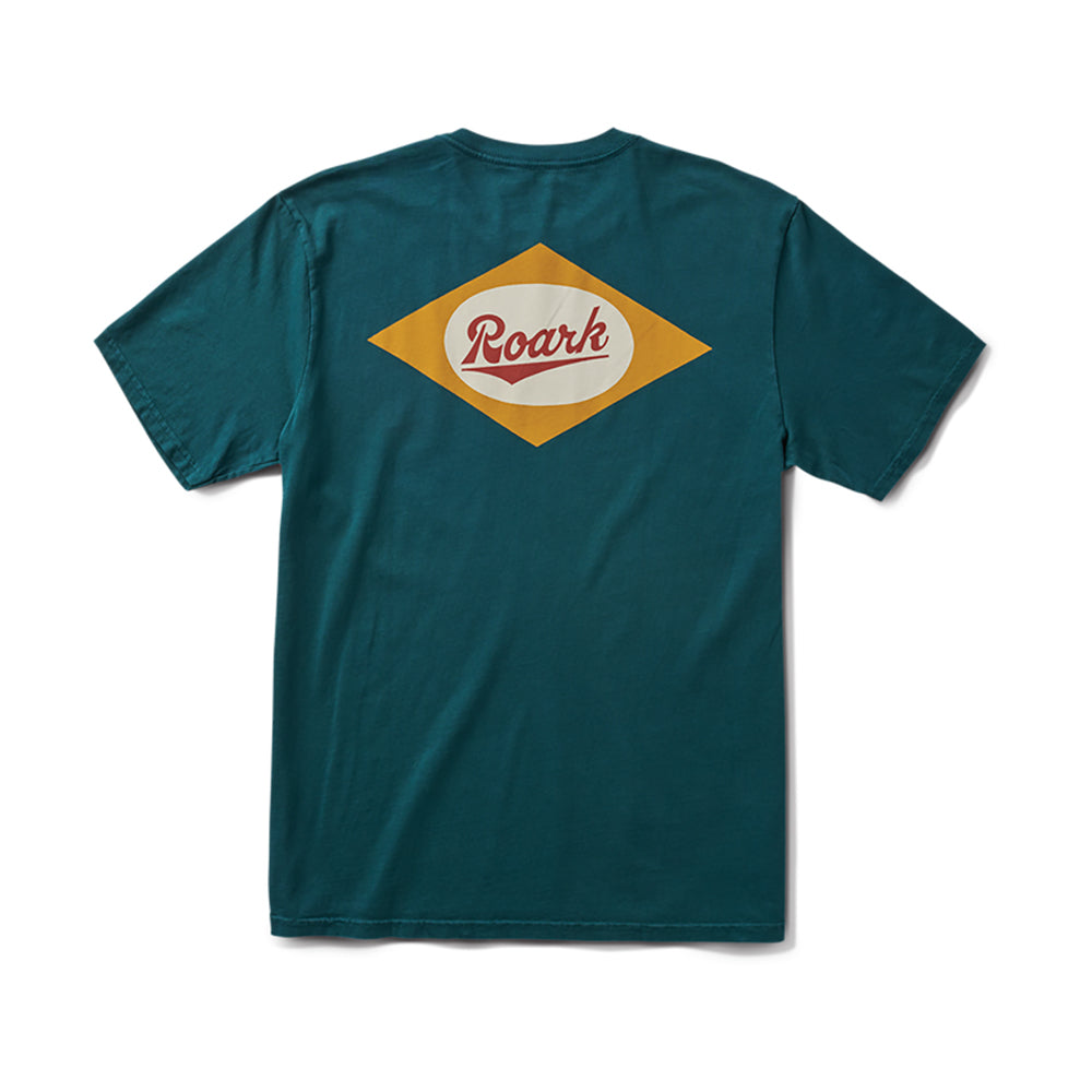 Roark Diamond Script SS Tee DPS-DEEP SEA XL