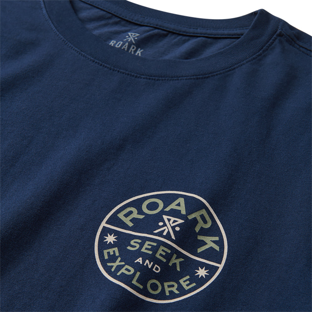 Roark Seek & Explore Signet SS Tee NVY XXL