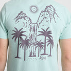 Roark Palm Gorge Premium Tee HRB-Harbor XL
