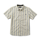 Roark Journey Short Sleeve Button Up Shirt SRF-STRIPE SEAFOAM M