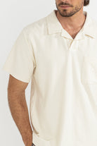 RHYTHM VINTAGE TERRY POLO NAT-NATURAL 4XL