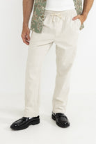 RHYTHM LINEN JAM PANT BON-BONE 34