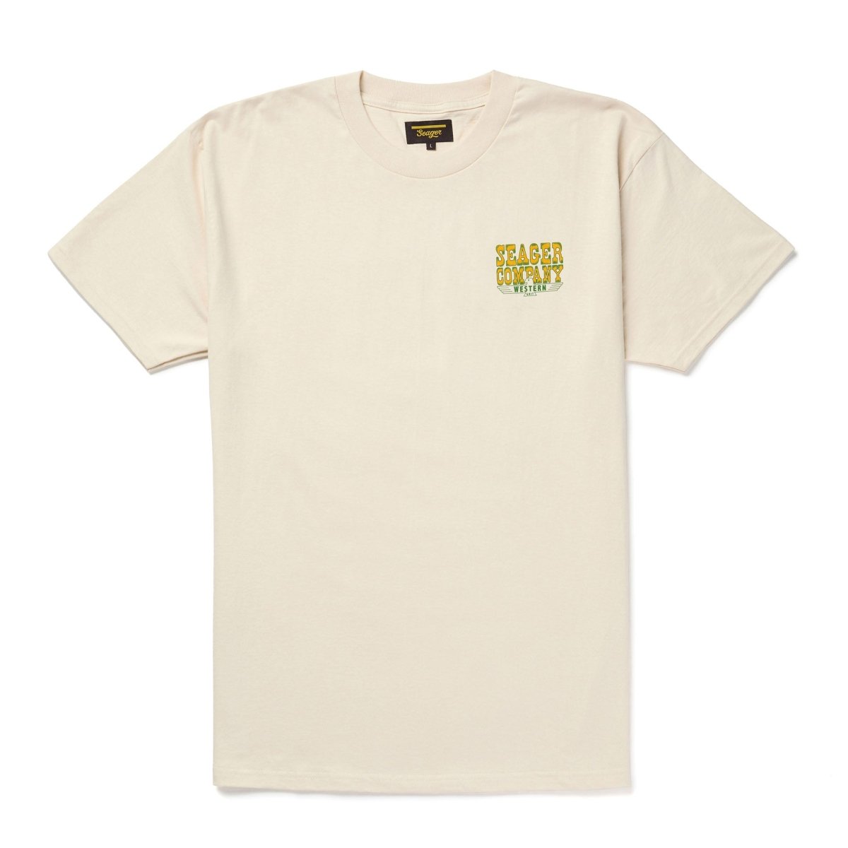 SEAGER RATTLE SS TEE Vintage White L