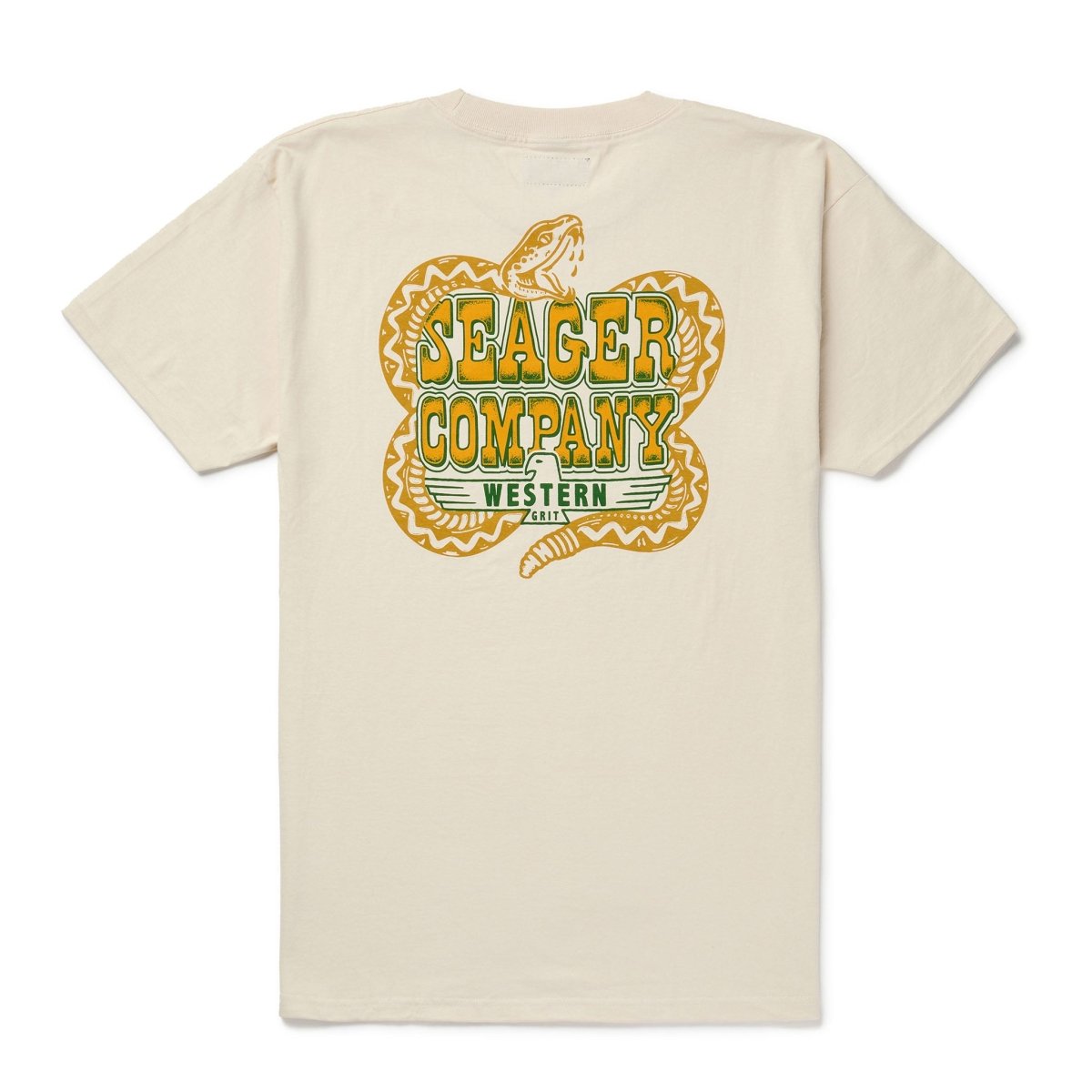 SEAGER RATTLE SS TEE Vintage White S