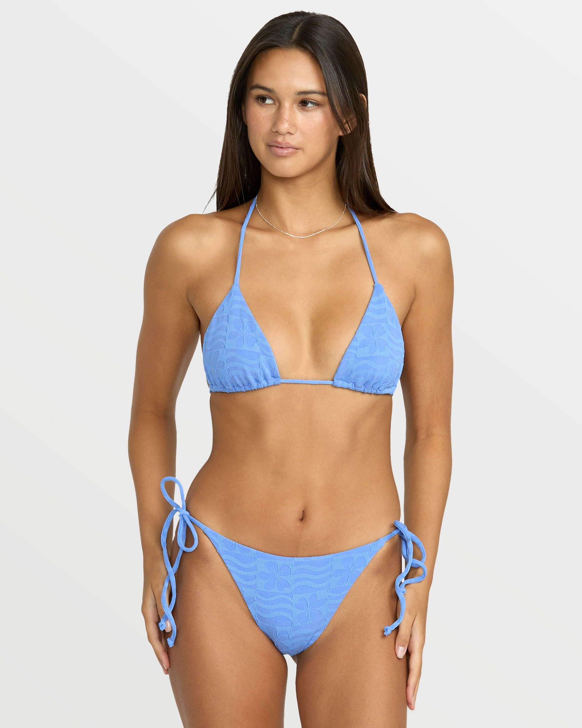 VOLCOM COCO HALTER TRI LBA-LIGHT BLUE ACID S