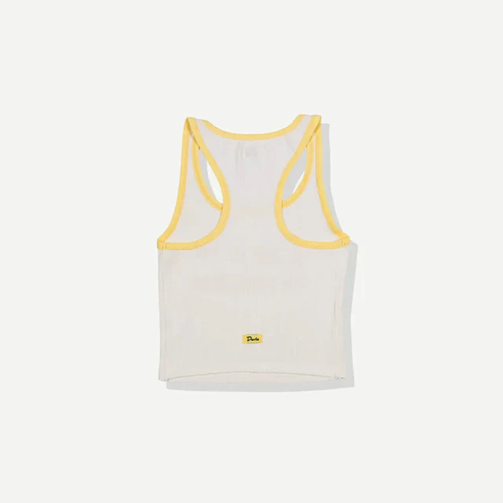 Duvin On Vacation Ribbed Tank WHT L