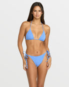VOLCOM COCO TIE SIDE CHEEKINI LBA-LIGHT BLUE ACID S