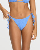 VOLCOM COCO TIE SIDE CHEEKINI LBA-LIGHT BLUE ACID S