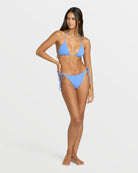 VOLCOM COCO TIE SIDE CHEEKINI LBA-LIGHT BLUE ACID S