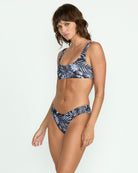 VOLCOM PARADISE DREAMER CHEEKINI BLK-BLACK S