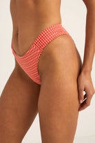 RHYTHM LOLA CHECK SOFT SIDE HOLIDAY PANT RED 4L