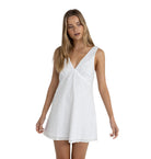 RHYTHM MIRAGE MINI DRESS WHT-WHITE 1XS