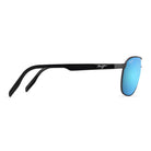 Maui Jim Castles Sunglasses MatteDK Ruthenium BlueHawaii Aviator