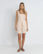 RHYTHM TIDE STRIPE LONG  VEST NAT-NATURAL 3M
