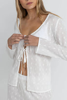 RHYTHM MIRAGE LONG SLEEVE TOP WHT-WHITE 3M