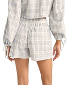 RHYTHM DESI PLAID BOXER SHORTS BLU-BLUE 08