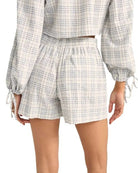 RHYTHM DESI PLAID BOXER SHORTS BLU-BLUE 08
