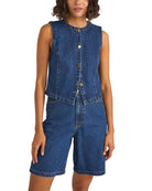 RHYTHM GIA DENIM VEST IND-INDIGO 3M