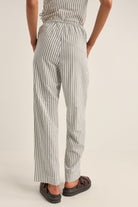 RHYTHM FRANKIE ELASTIC PANT NAV-NAVY STRIPE 2S