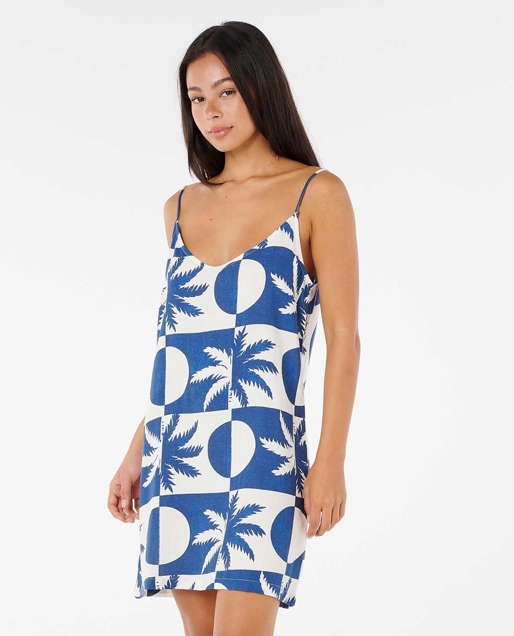 RIP CURL SUMMER SUN MINI DRESS 0049-NAVY XS