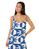 RIP CURL SUMMER SUN MINI DRESS 0049-NAVY S