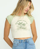 BILLABONG PARADISE RAGLAN SS KNT GFM0-PISTACHIO S