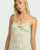 Billabong Last Sunset Mini Dress GFM0-Pistachio S