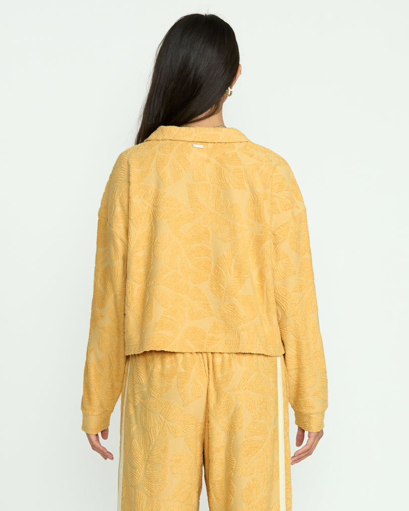 BILLABONG SUN PALM TERRY P/O FLC YGY0-WHEAT M