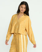 BILLABONG SUN PALM TERRY P/O FLC YGY0-WHEAT S