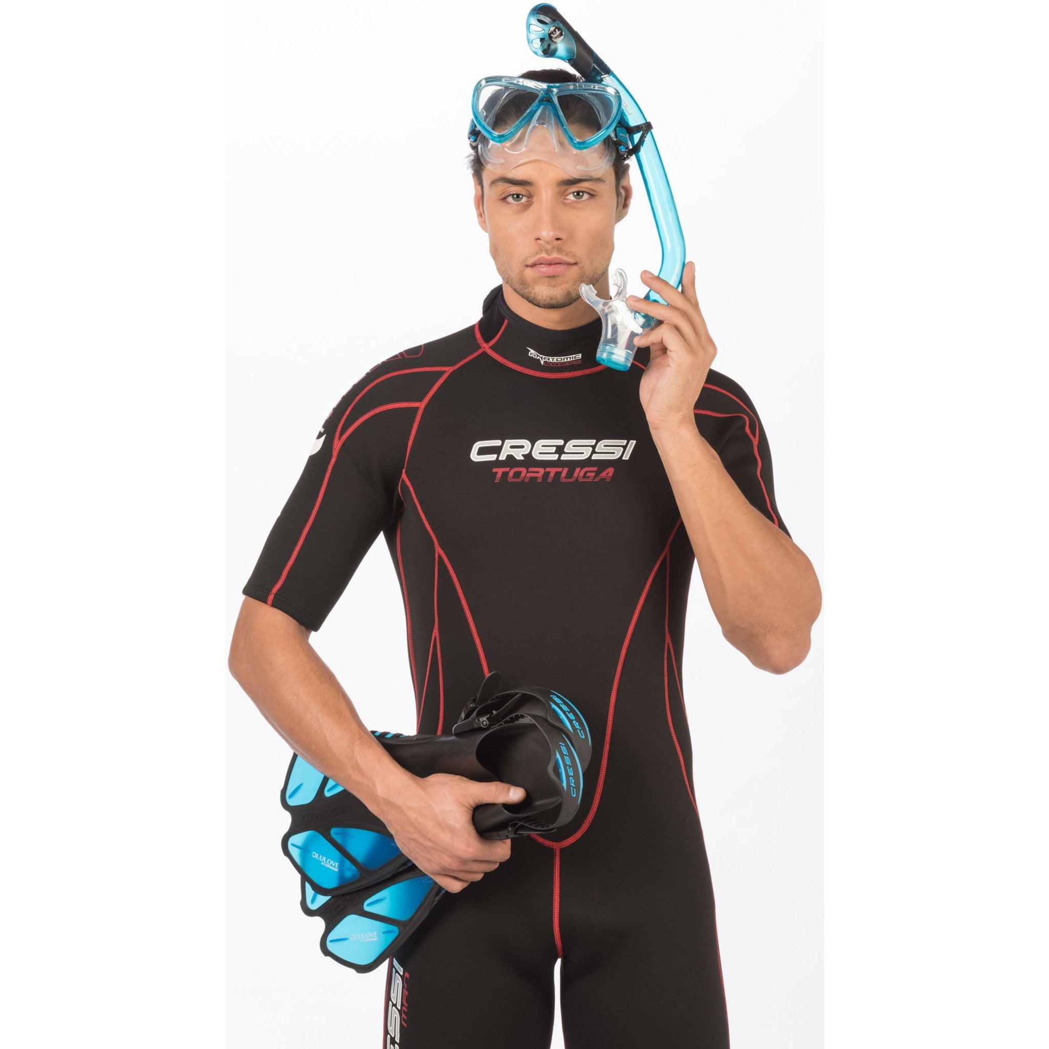Cressi Bonete Pro Dry Set TranslucentAquamarine S/M