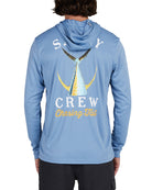 Salty Crew Tailed Hooded Sun Shirt Marine Blue S