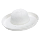 Sun N Sand Paperbraid Upbrim Brim 3.25" White O/S