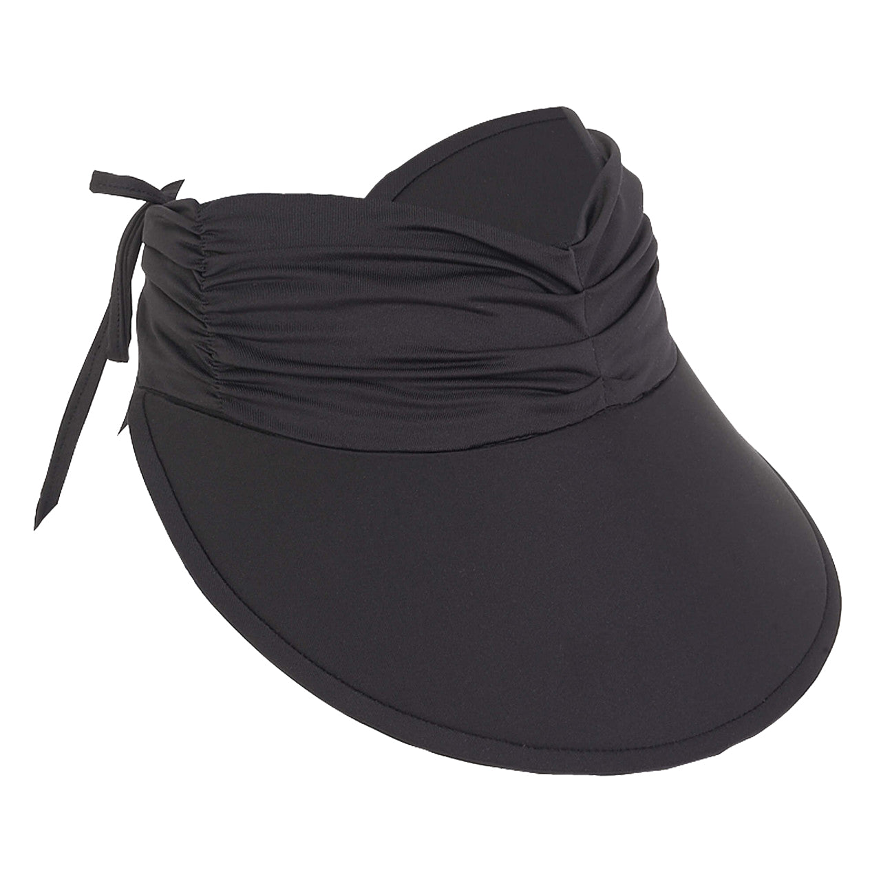 Sun N Sand Polyester Visor, Brim 4.5" Black O/S