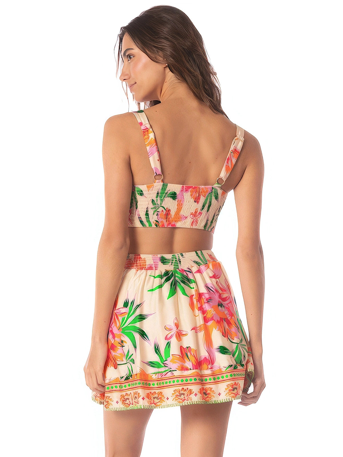 Maaji floral Mini Dress Set Pink M