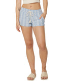 ROXY OCEANSIDE STRIPED SHORT BLC S