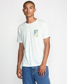 RVCA NATE HARBOR SS ANTIQUE WHITE M