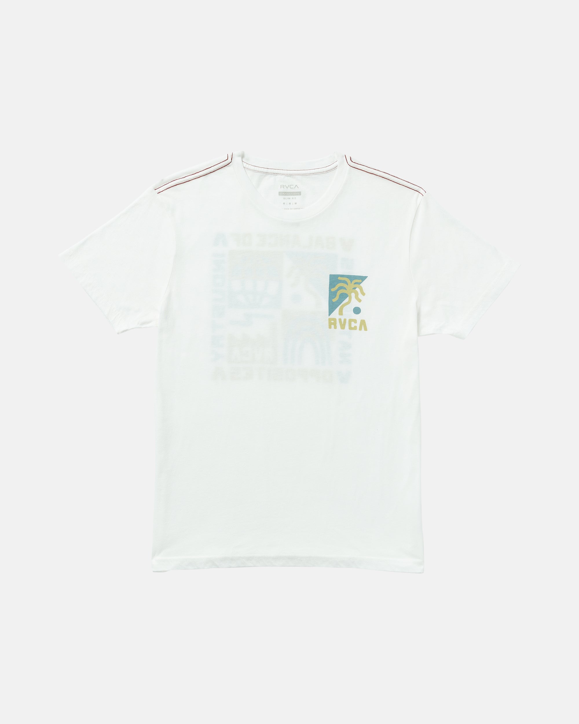 RVCA NATE HARBOR SS ANTIQUE WHITE L