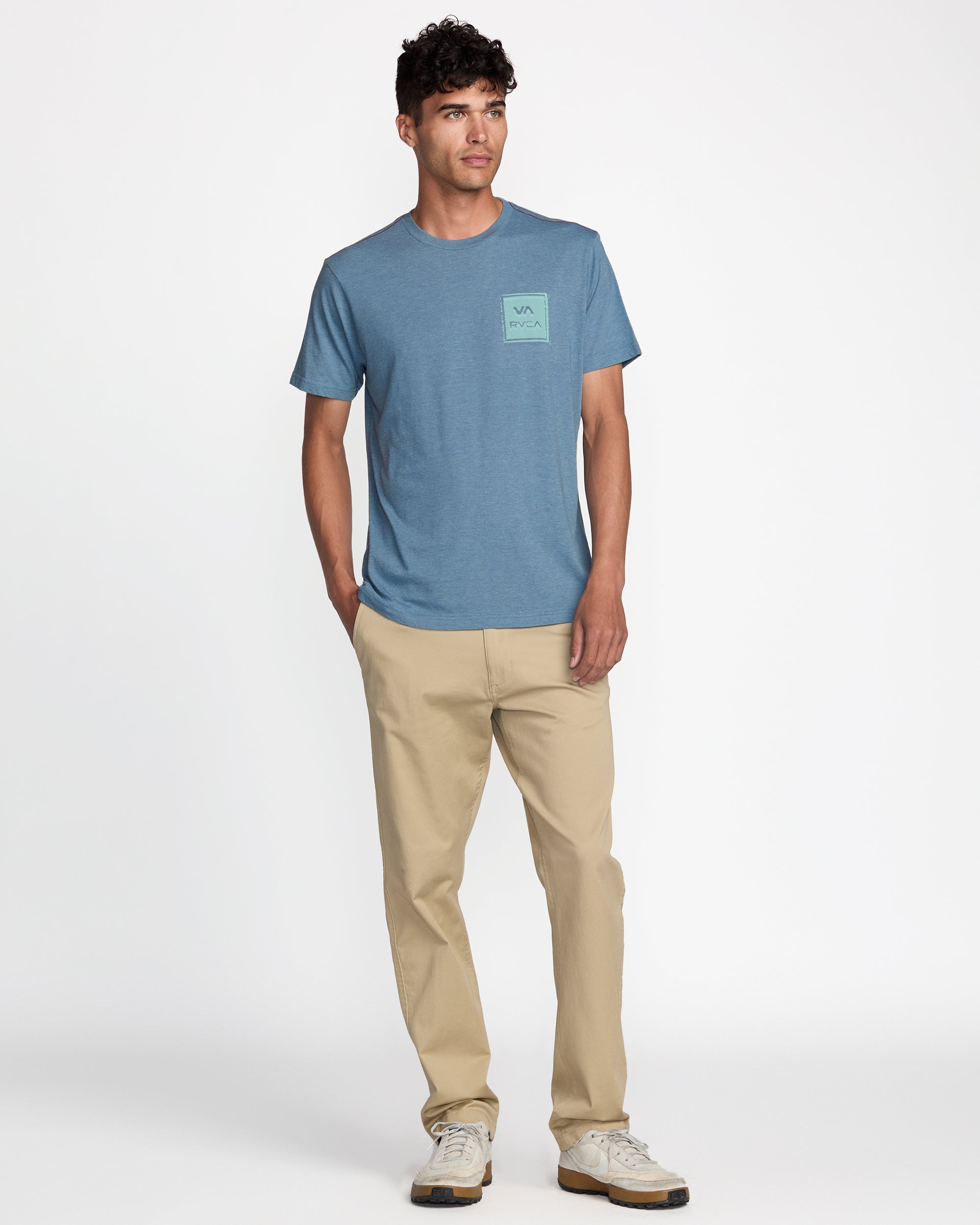 RVCA VA All The Way SS Tee VNY-VINTAGE NAVY M