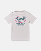 RVCA FROND SCRIPT SS LIL-LILAC XL
