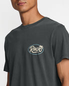 RVCA FROND SCRIPT SS PTK-PIRATE BLACK M