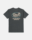 RVCA FROND SCRIPT SS PTK-PIRATE BLACK XL