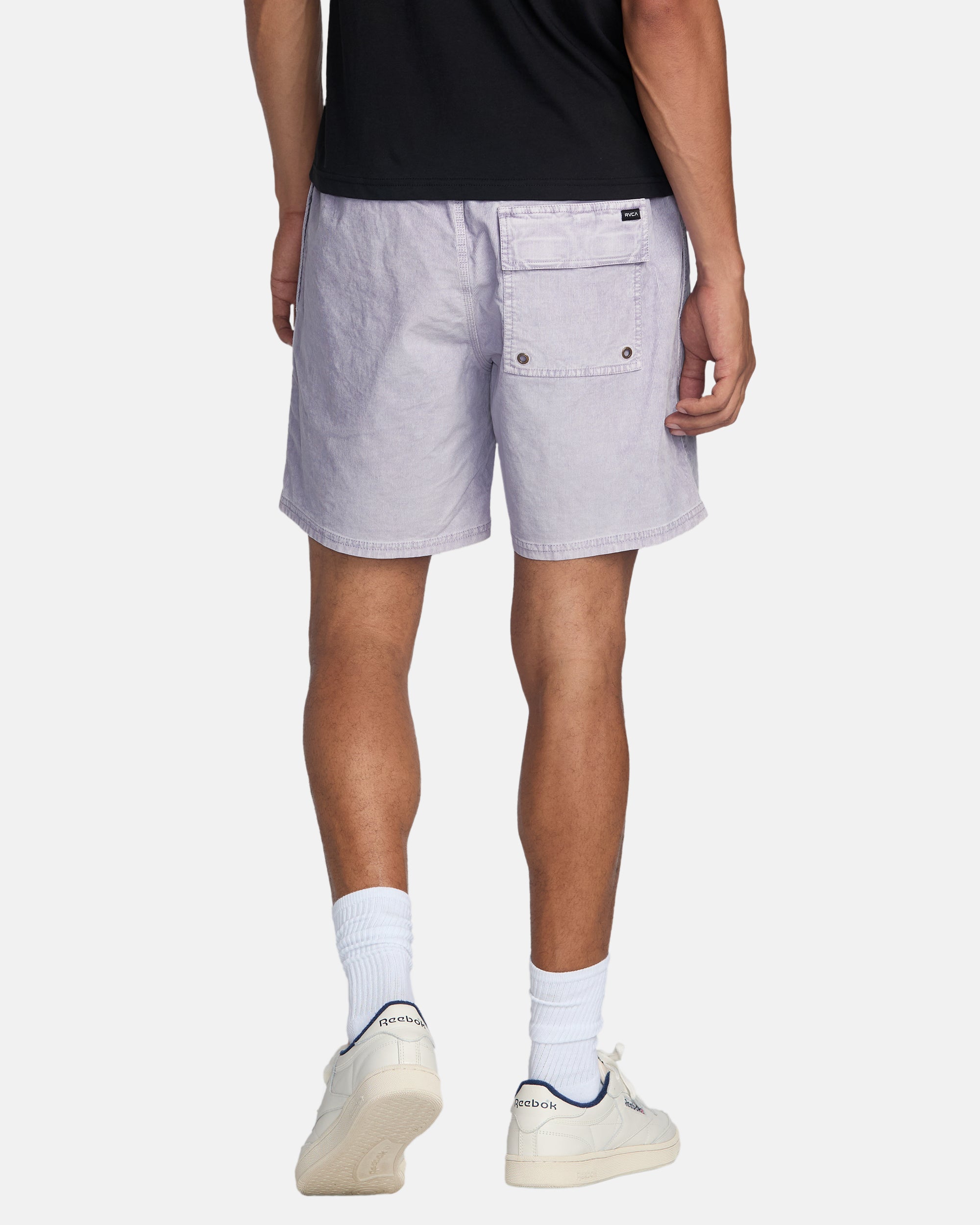RVCA ESCAPE ELASTIC CORD SHORT II LIL-LILAC M