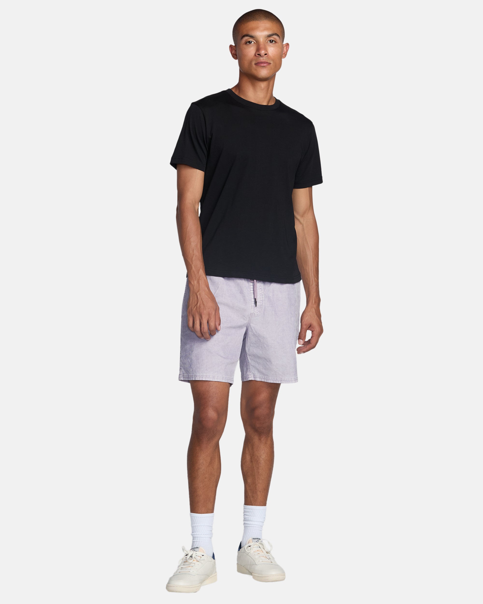 RVCA ESCAPE ELASTIC CORD SHORT II LIL-LILAC L