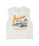 BRIXTON MOTEL MUSCLE TANK OFF WHITE S