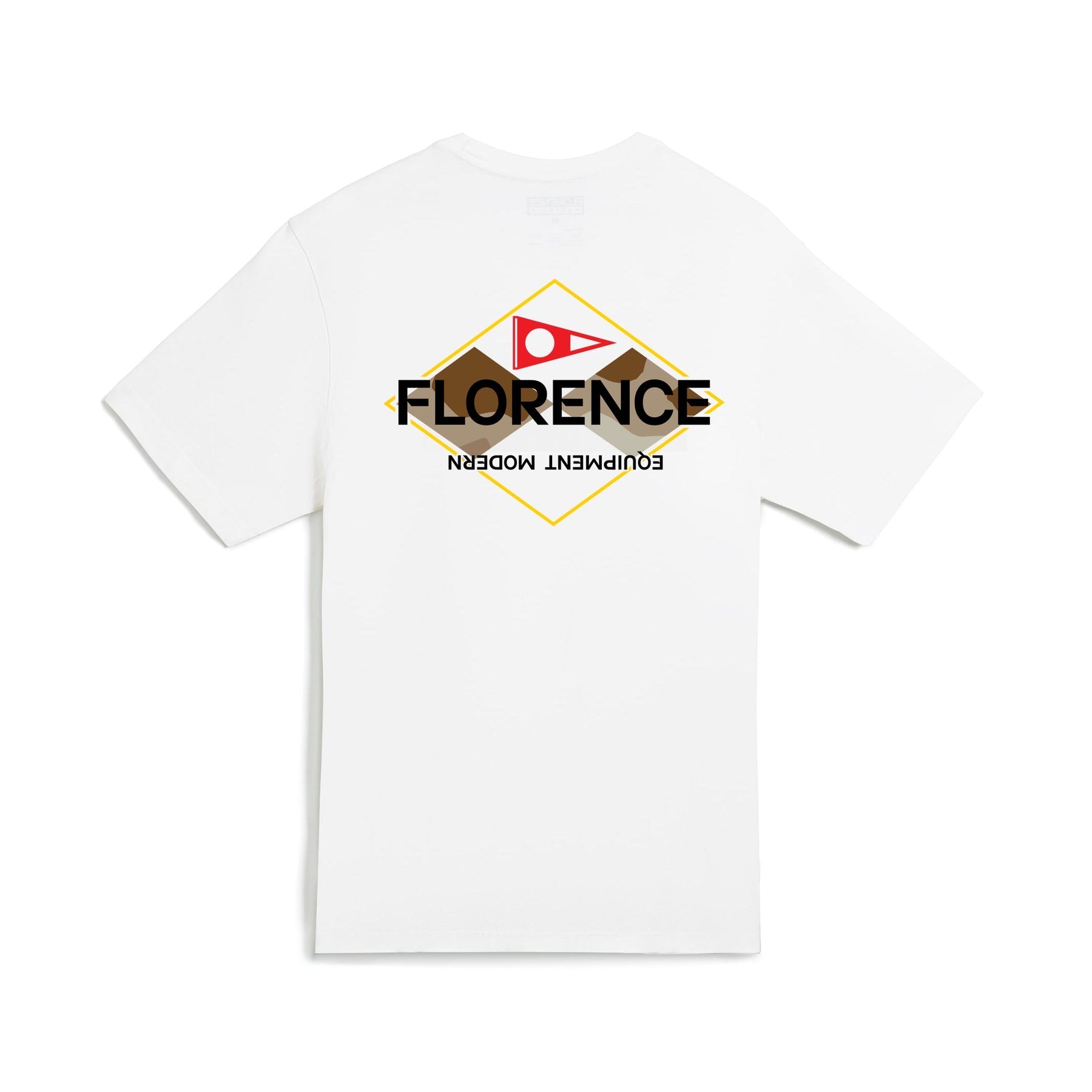Florence Marine X Camo Logo SS T Shirt White M