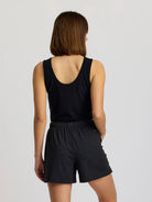 Free Fly Ribbed Bamboo Tank Black L