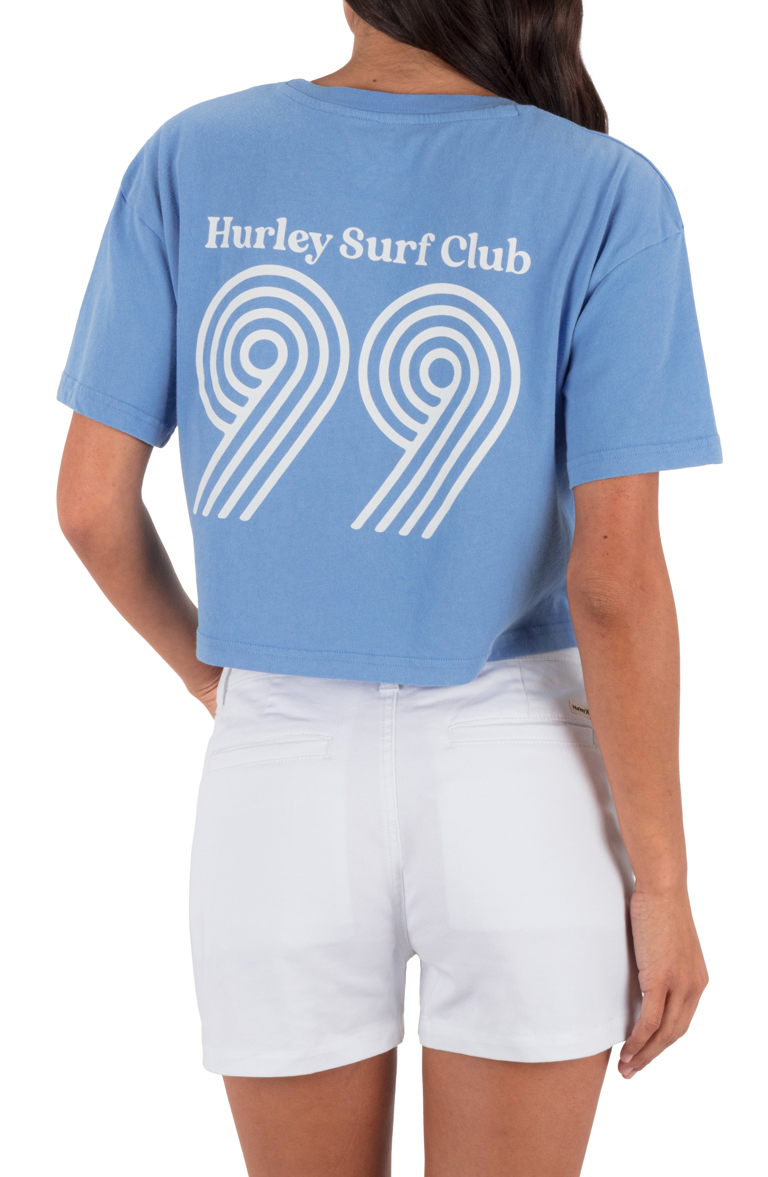 Hurley Rollers Bocy Crop Tee Provence S